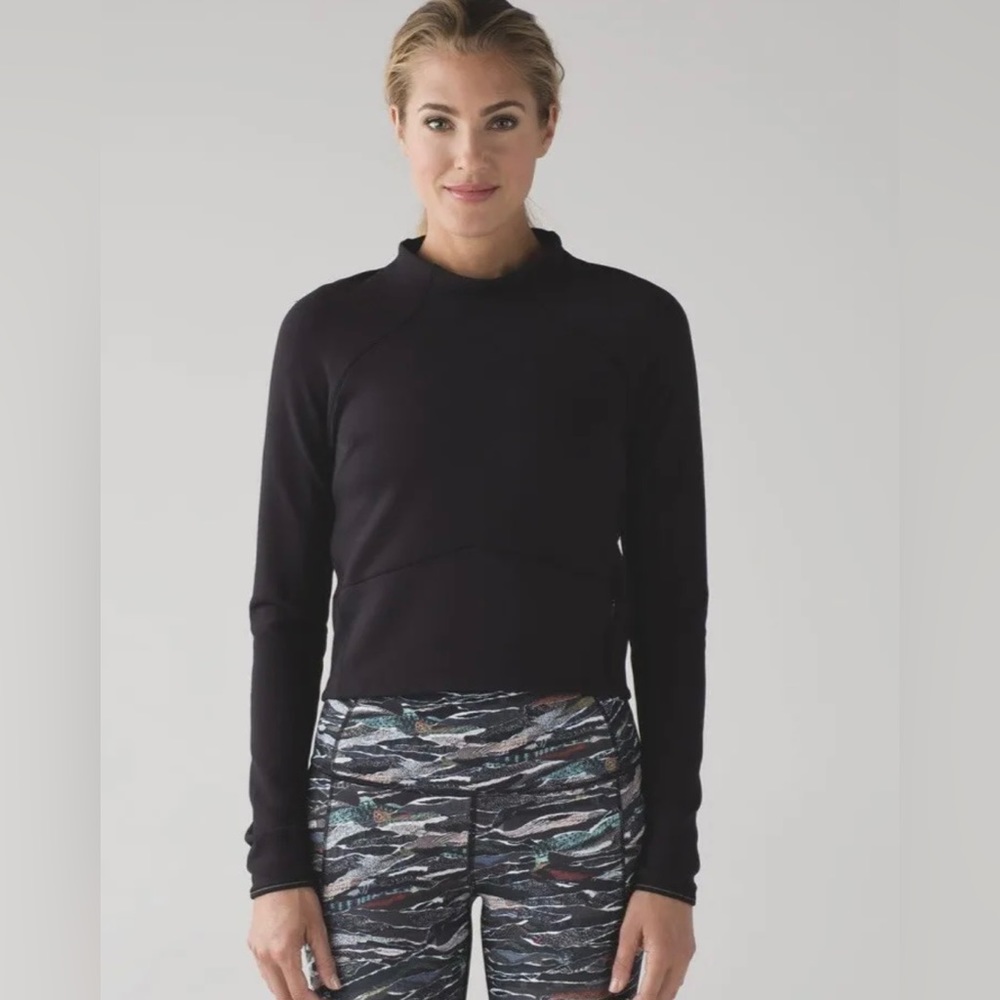 Lululemon Hill And Valley Mock Neck